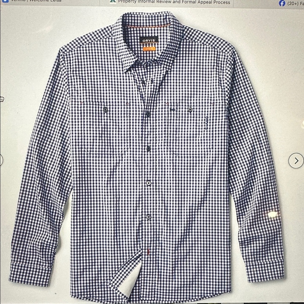 Orvis River Guide 2.0 Long-Sleeved Shirt Size XL